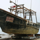 Uno de los barcos encontrado en la península de Noto. AP